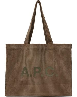 A.P.C. Cabas Diane Taupe - Marron