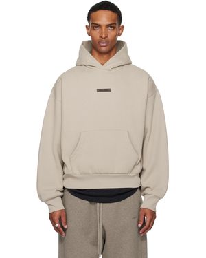 Fear Of God Taupe Classic Fit Fleece Hoodie - Multicolour