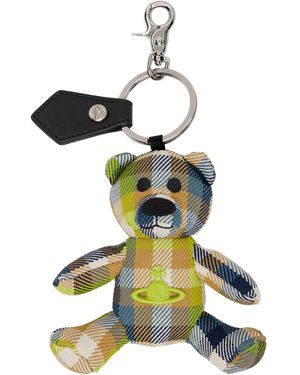 Vivienne Westwood Teddy Bear Keychain - Multicolour