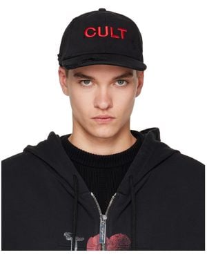 MATIERES FECALES 'Cult' Cap - Black