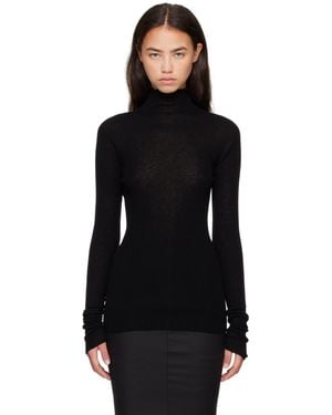 MATIERES FECALES Forever Knit Turtleneck - Black