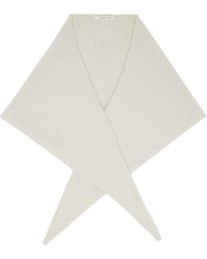 LE17SEPTEMBRE Cashmere Blend Muffler Scarf - White