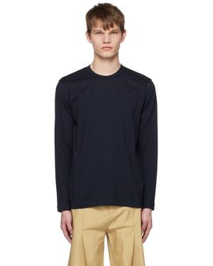 Comme des Garçons Crewneck Long Sleeve T-Shirt - Blue