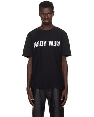 Helmut Lang 'New York' Seatbelt T-Shirt - Black