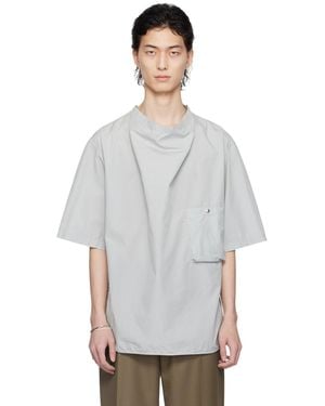 Lemaire Draped Shirt - White