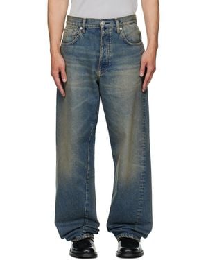 sunflower Wide Twist Jeans - Blue