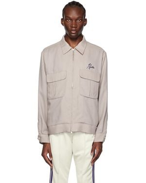 Needles Embroidered Jacket - Natural