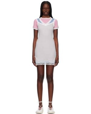 Ambush Layered Minidress - Black