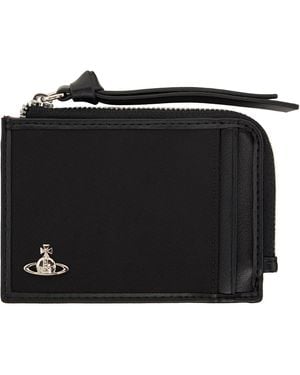 Vivienne Westwood Zip Card Holder - Black
