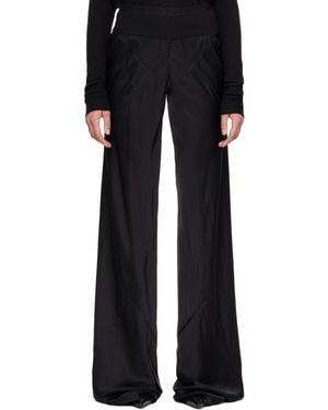 Rick Owens Tower Bias Trousers - Black