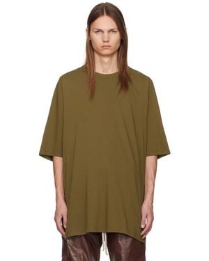 Rick Owens カーキ Porterville Classic Jumbo Tシャツ - グリーン