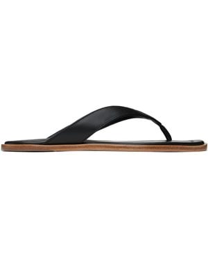 STAUD Sandales Dante Noires À Bride De Style Tong