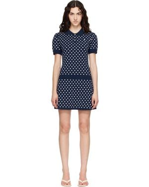 Sandy Liang Tumi Sweater Minidress - Blue