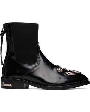 Toga Polido Ankle Boots - Black