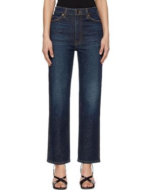 KHAITE Abigail Stretch Jeans - Blue