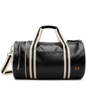 Fred Perry Classic Barrel Bag - Black