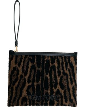 Tom Ford Wristlet Pouch - Black