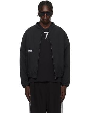 Umbro Padded Bomber Jacket - Black