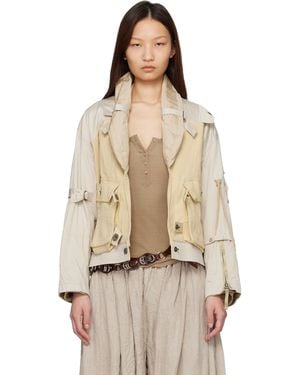 Isabel Marant Julissa Cotton Bomber Jacket - Natural