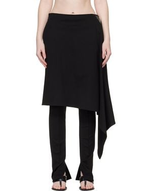 The Attico Long Trousers - Black