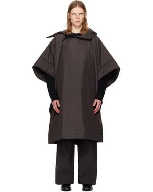 Homme Plissé Issey Miyake Duvet Coat - Black