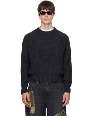 Bluemarble Chunky Wool Jumper - Black