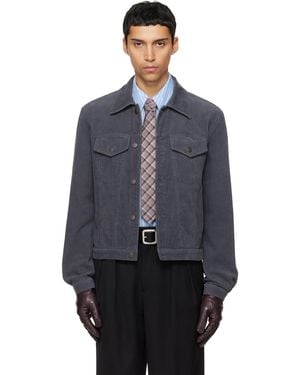 Tonywack Washed Corduroy Type-3 Trucker Jacket - Blue