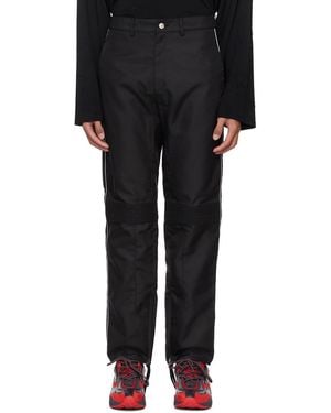 KANGHYUK Lock Stitched Trousers - Black