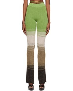Gcds Green Degradé Lounge Trousers