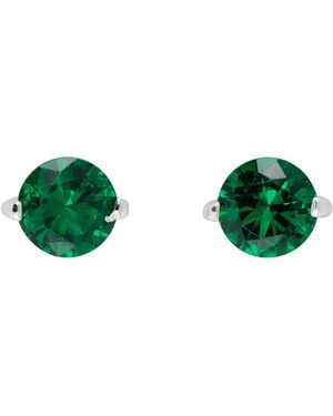 Hatton Labs Round Stud S Earrings - Green