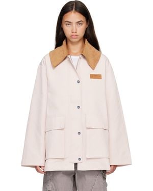 Ganni Twill Jacket - Natural