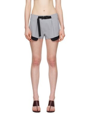 JOHANNA Paris Belted Shorts - Black