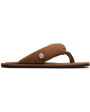 The Attico Indie Flip-Flops - Black