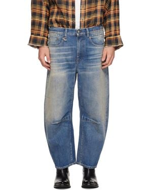 R13 Articulated Knee X-Bf Jeans - Blue