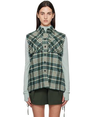 Weekend by Maxmara カーキ Colle ベスト - グリーン