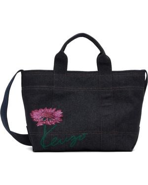 KENZO Paris Tulip' Small Tote - Black