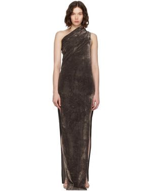 Rick Owens Concordians Athena Arrowhead Maxi Dress - Black
