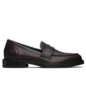 VINNY'S Townee Penny Loafers - Black