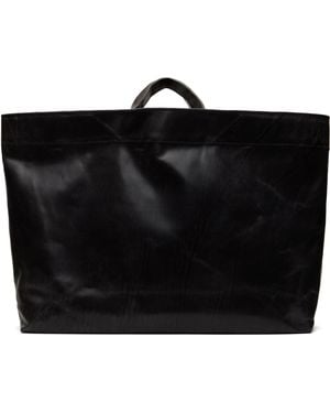 OUR LEGACY レザートートバッグ Our Legacy - Work Tote Black Leather