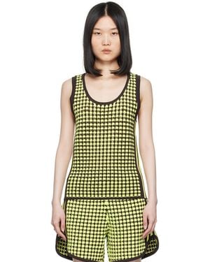 Wales Bonner Adidas Originals Edition Ribbed Tank Top - Green