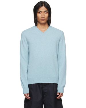 COMME DES GARÇONS PLAY Comme Des Garçons Play ブルー Vネックセーター