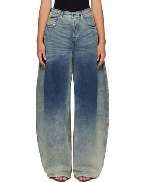DIESEL Jean 1987 D-Khelz Bleu À Taille Haute