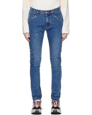 Attachment Curve Jeans - Blue