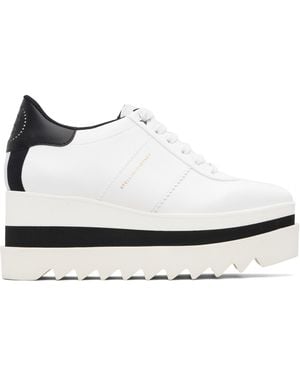Stella McCartney Sneak-Elyse Platform Sneakers - White