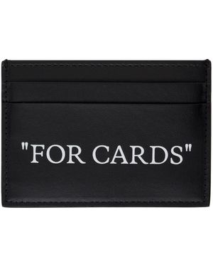 Off-White c/o Virgil Abloh Quote Card Holder - Black