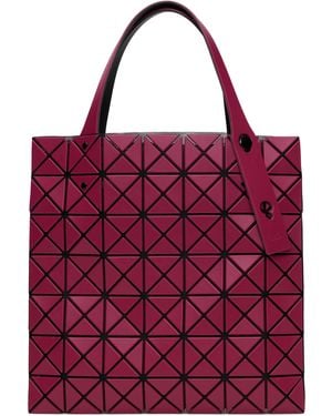Issey Miyake Prism Matte-2 Tote - Red