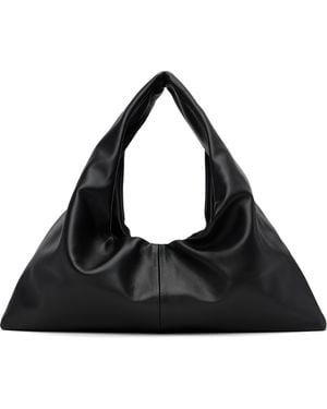 Kassl Anchor Small Lamb Leather Tote - Black