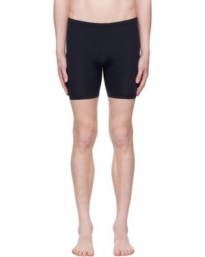 TAKAHIROMIYASHITA TheSoloist. Maillot De Bain Noir En Jersey - Bleu