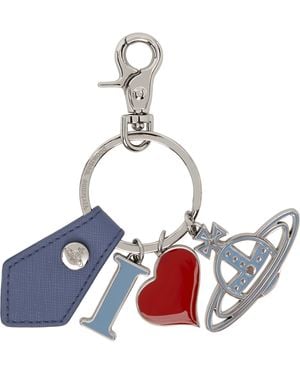 Vivienne Westwood 'I Love Orb' Keychain - Blue