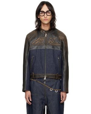 ANDERSSON BELL 24 Racing Leather Jacket - Black